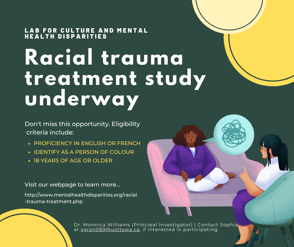 Free treatment for racial trauma